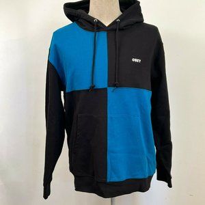 Obey Hoodie Sweatshirt "Pollen II" Black/Blue